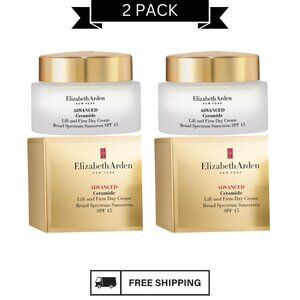 Elizabeth Arden Advanced Ceramide Day Cream SPF 15 2 Pack Lift & Firm 50ml Each